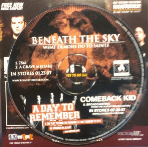 Victory Records Free Sampler by A Day To Remember EP cover art
