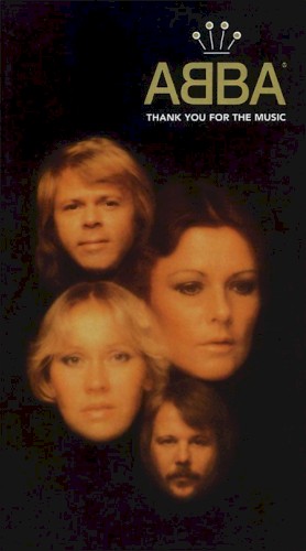 Portada del álbum Thank You for the Music de ABBA