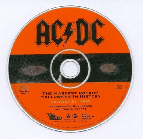 Cover-Artwork für das Album The Hardest Rockin' Halloween in History von AC/DC