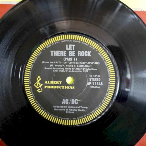 Pochette de Let There Be Rock par AC/DC (single)