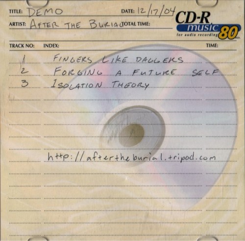 Demo 12/17/04 by After the Burial EP cover art