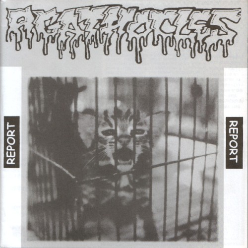Portada del EP Report / Man Is the Cruelest Animal de Agathocles