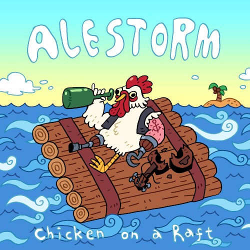 Cover-Artwork für die Single Chicken on a Raft von Alestorm