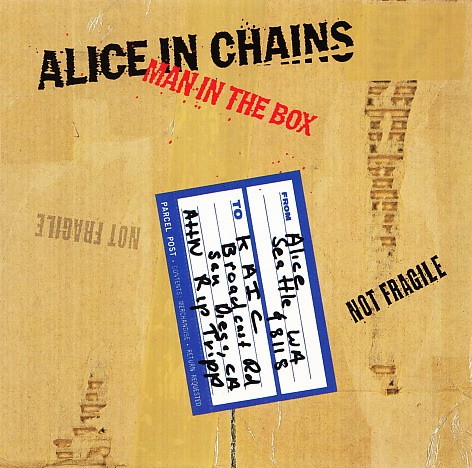Man in the Box by Alice In Chains single cover art