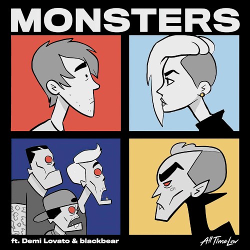 Cover-Artwork für die Single Monsters von All Time Low