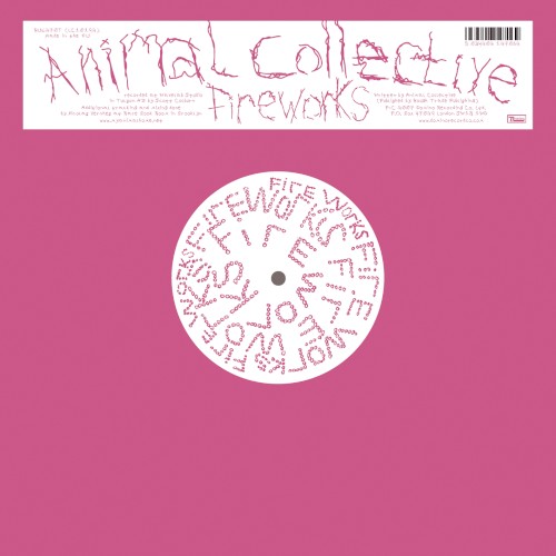 Cover-Artwork für die Single Fireworks von Animal Collective