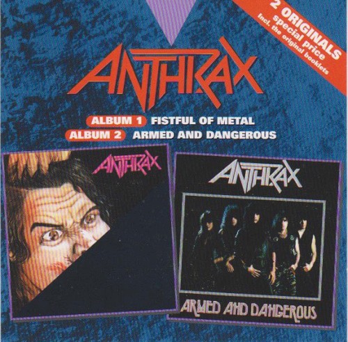 Anthrax 的 Fistful of Metal / Armed and Dangerous 专辑封面