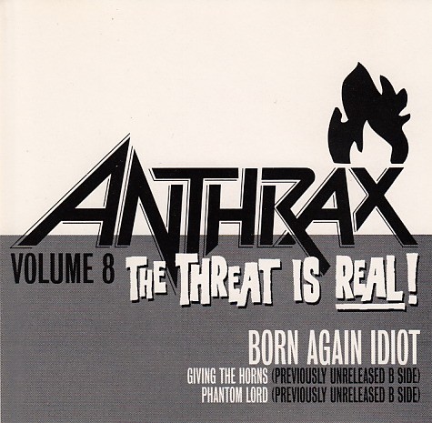 Born Again Idiot by Anthrax single cover art