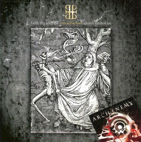 Faith Divides Us – Death Unites Us / The Root of All Evil by Arch Enemy single cover art