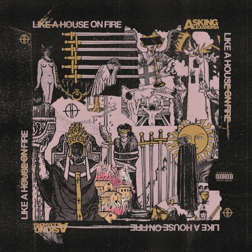 Cover-Artwork für die Single House on Fire von Asking Alexandria