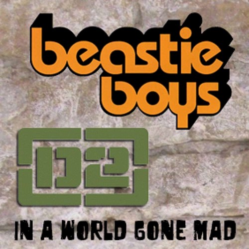 Portada del sencillo In a World Gone Mad de Beastie Boys