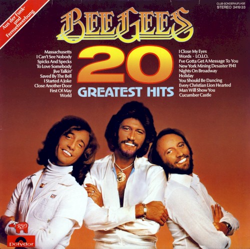 Bee Gees 的 20 Greatest Hits 專輯 封面