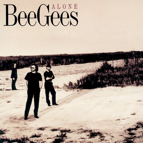 Alone by Bee Gees single cover art