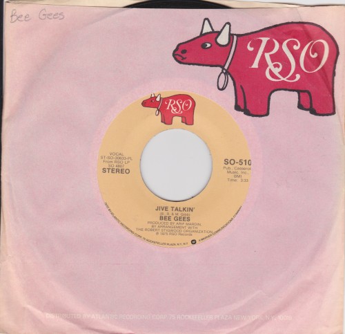 Jive Talkin' by Bee Gees single cover art