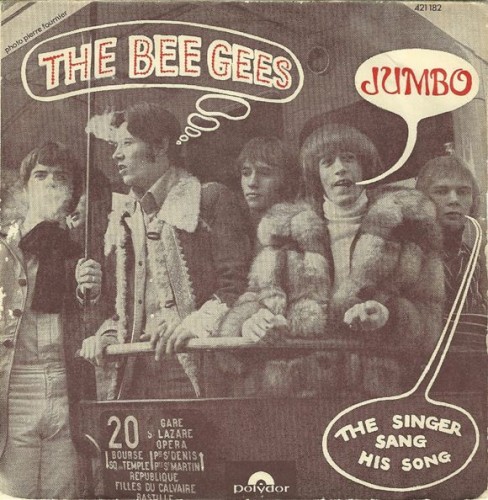 Portada del sencillo Jumbo / The Singer Sang His Song de Bee Gees