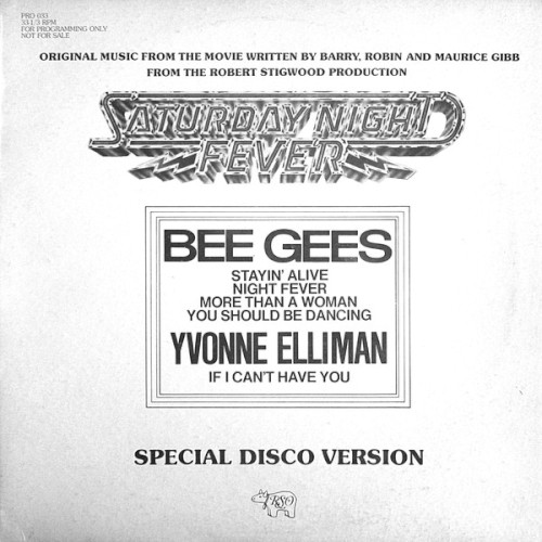 Bee Gees 的 Saturday Night Fever (Special Disco Version) 單曲 封面