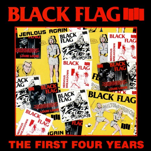 Black Flag 的 The First Four Years 專輯 封面
