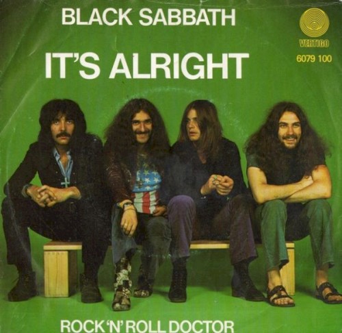 Cover-Artwork für die Single It’s Alright von Black Sabbath