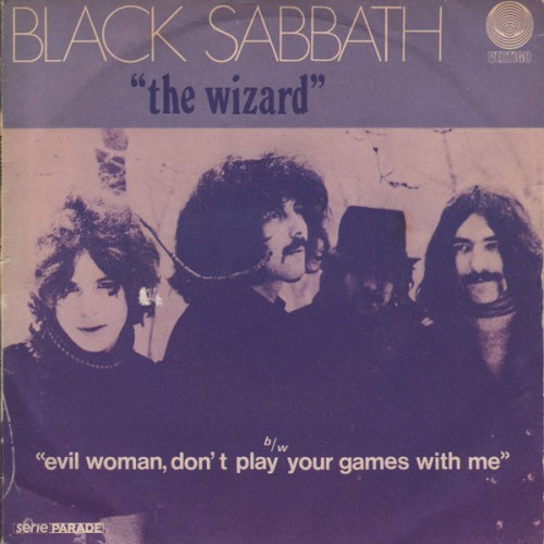 The Wizard by Black Sabbath single cover art