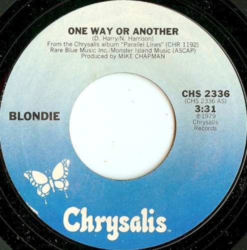 One Way or Another by Blondie single cover art