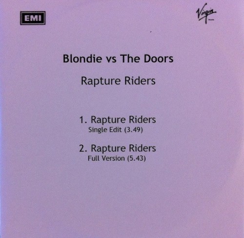 Blondie 的 Rapture Riders 單曲 封面