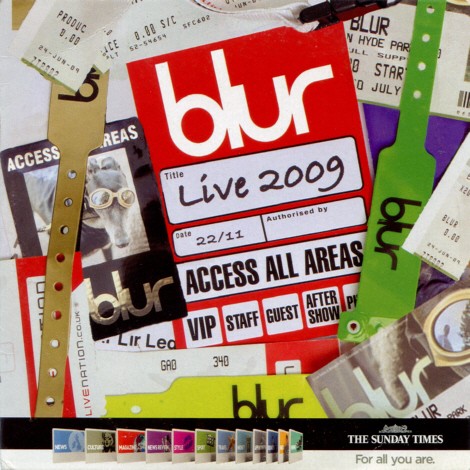 Pochette de Live 2009 par Blur (album)