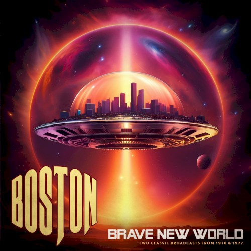Brave New World (Live) by Boston album cover art