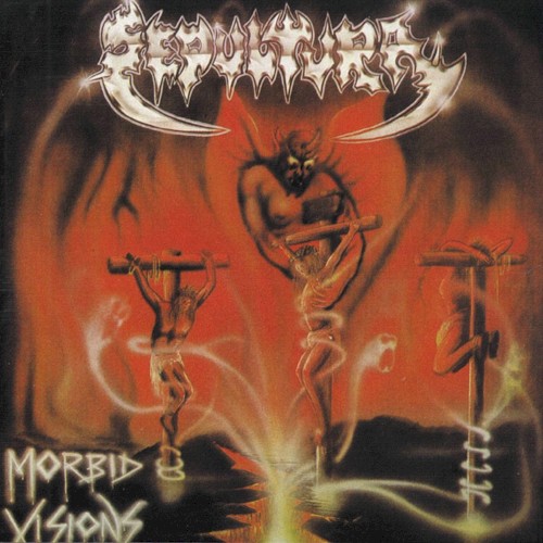 Sepultura 的 Morbid Visions / Bestial Devastation 专辑封面