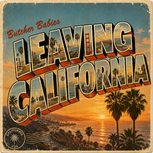 Pochette de Leaving California par Butcher Babies (single)