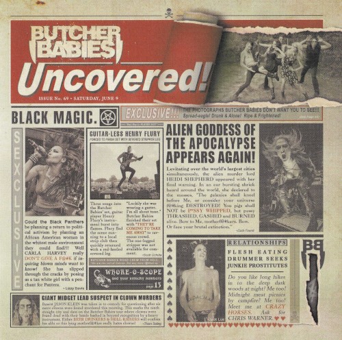 Portada del EP Uncovered de Butcher Babies