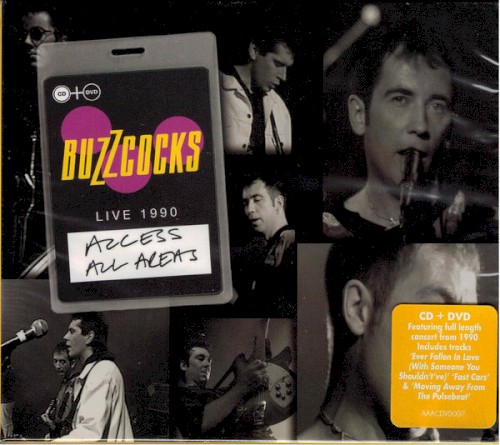 Live 1990 by Buzzcocks album cover art