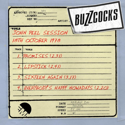 Pochette de John Peel Session (18th October 1978) par Buzzcocks (EP)