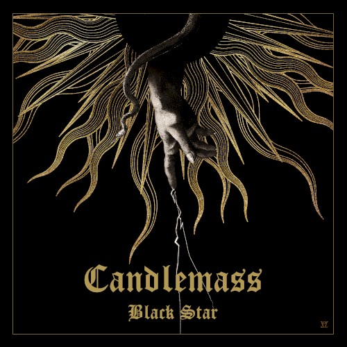 Black Star by Candlemass single cover art