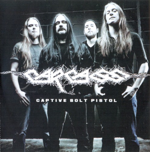 Captive Bolt Pistol by Carcass single cover art