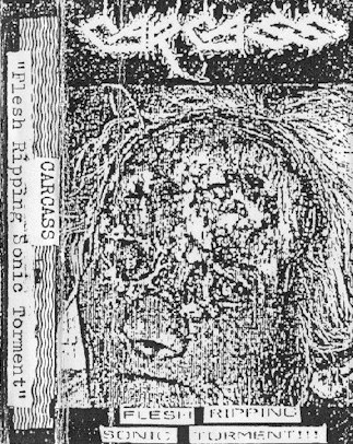 Portada del EP Flesh Ripping Sonic Torment de Carcass