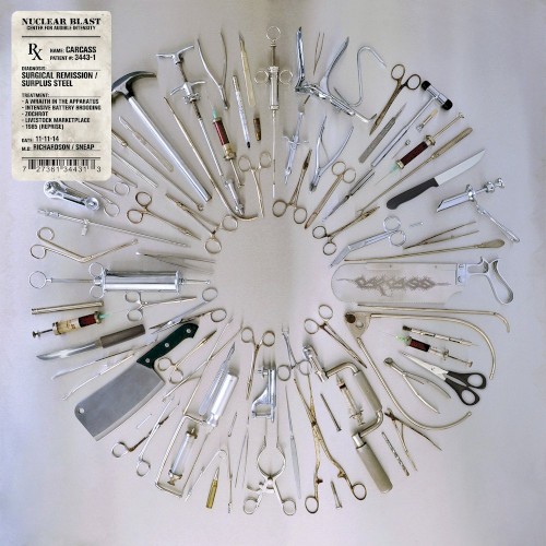 Portada del EP Surgical Remission / Surplus Steel EP de Carcass
