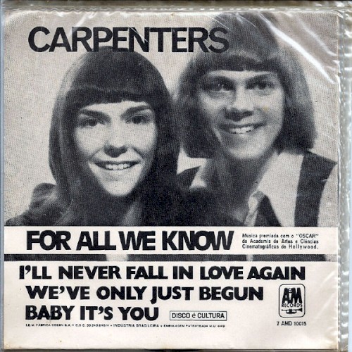Carpenters 的 For All We Know EP封面