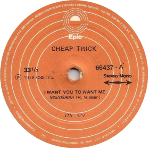 Cheap Trick 的 I Want You to Want Me / Clock Strikes 10 单曲封面