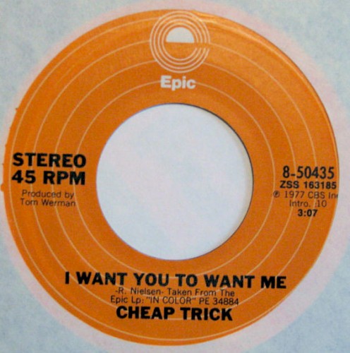 Cover-Artwork für die Single I Want You to Want Me von Cheap Trick