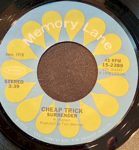 Cheap Trick 的 Surrender / Dream Police 單曲 封面