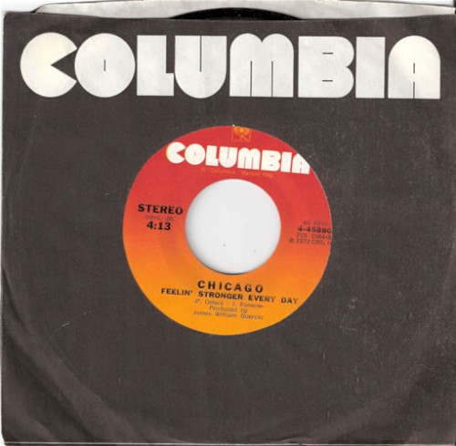 Feelin' Stronger Every Day by Chicago single cover art