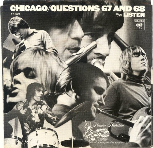 Portada del sencillo Questions 67 & 68 de Chicago
