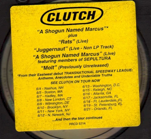 A Shogun Named Marcus by Clutch EP cover art