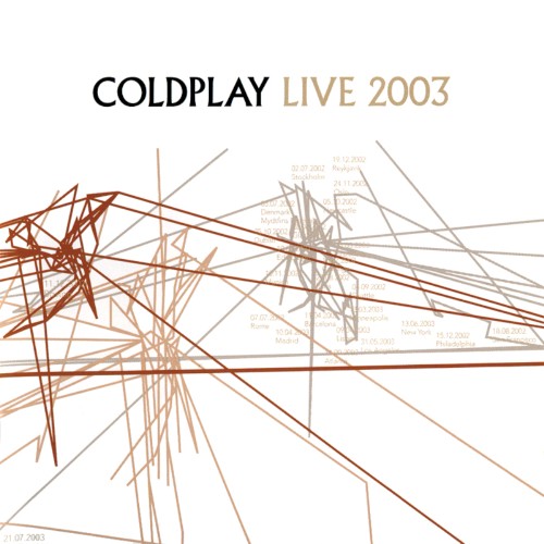 Coldplay 的 Live 2003 專輯 封面