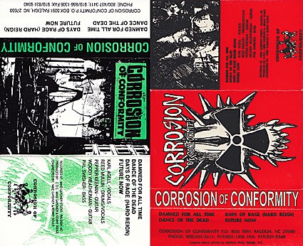 Cover-Artwork für die EP Demo '91 von Corrosion of Conformity