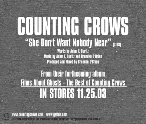 Counting Crows 的 She Don’t Want Nobody Near 单曲封面