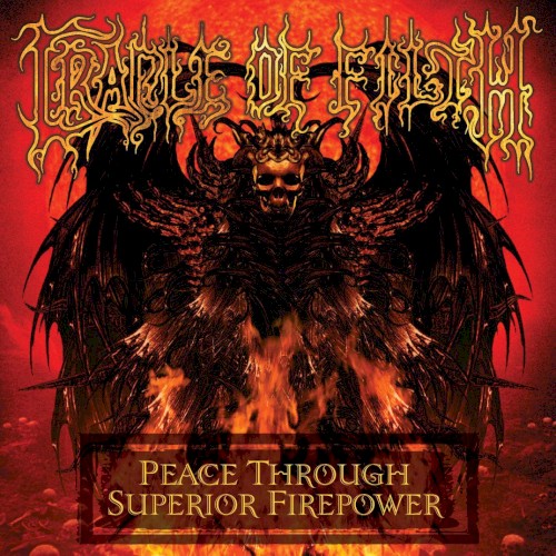 Portada del sencillo Peace Through Superior Firepower (live in Paris) de Cradle of Filth