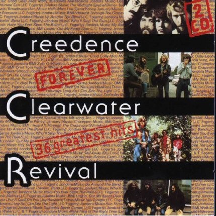 Creedence Clearwater Revival 的 Forever: 36 Greatest Hits 專輯 封面