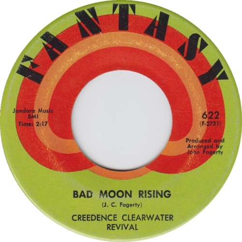 Pochette de Bad Moon Rising / Lodi par Creedence Clearwater Revival (single)