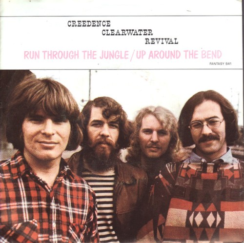 Creedence Clearwater Revival 的 Run Through the Jungle / Up Around the Bend 单曲封面